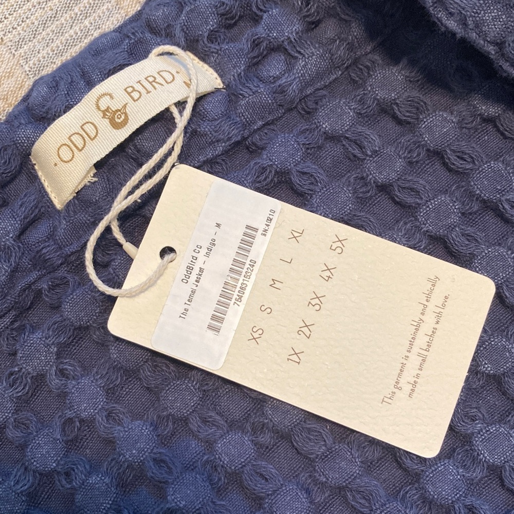 Oddbird Temel Jacket in Indigo - Picture 6 of 7